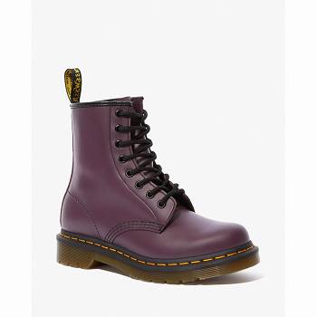 Dr Martens Női 1460 Smooth Bőr Lace Up Bakancs Lila